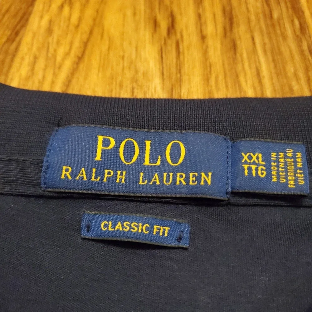 Polo Ralph Lauren Polo Shirt Men 2XL Blue Short Sleeve Classic Fit
